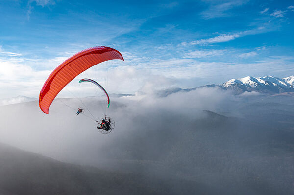 The Gin Vantage 3 represents a new concept of paramotor wing