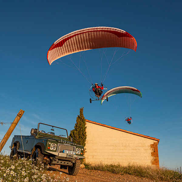 The Gin Vantage 3 represents a new concept of paramotor wing