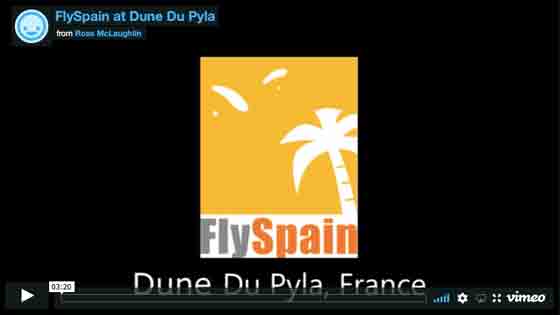 FlySpain at Dune Du Pyla