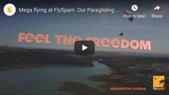 Mega flying at FlySpain. Our Paragliding Courses in a quick snaphot
