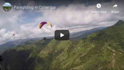 Paragliding in Colombia