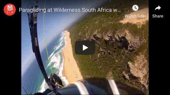 Paragliding at Wilderness, South Africa