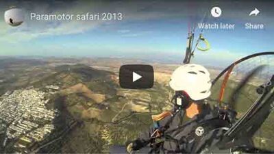 Paramotor safari 2013