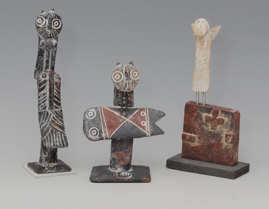 John-Maltby-Three-Ceramic-Sculptural-Figures-MIAR-Arts-Oct-2020