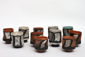 Sculptural Raku by Elizabeth Raeburn