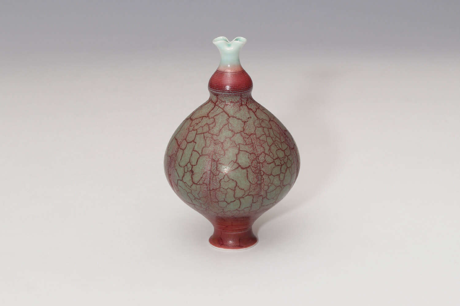 Geoffrey Swindell Ceramic Miniature Vessel 053