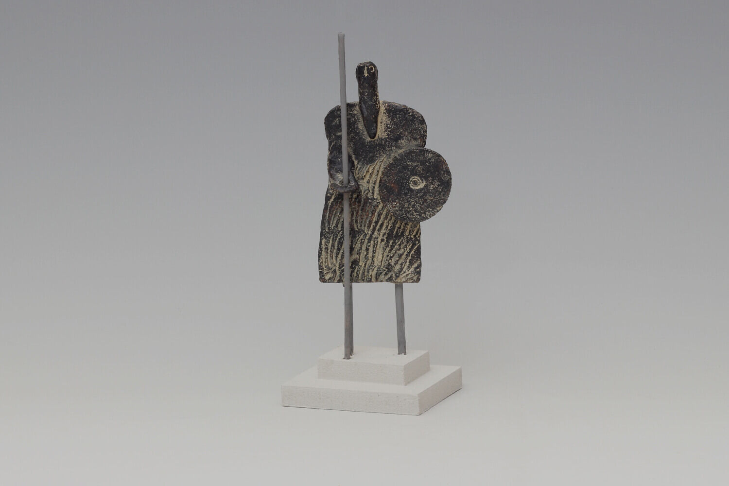 John Maltby Ceramic Sculpture of a Guardian 044