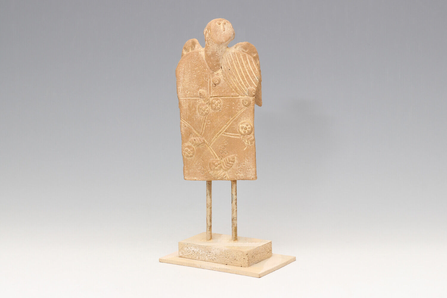 John Maltby Ceramic Tall Angel Sculpture 049