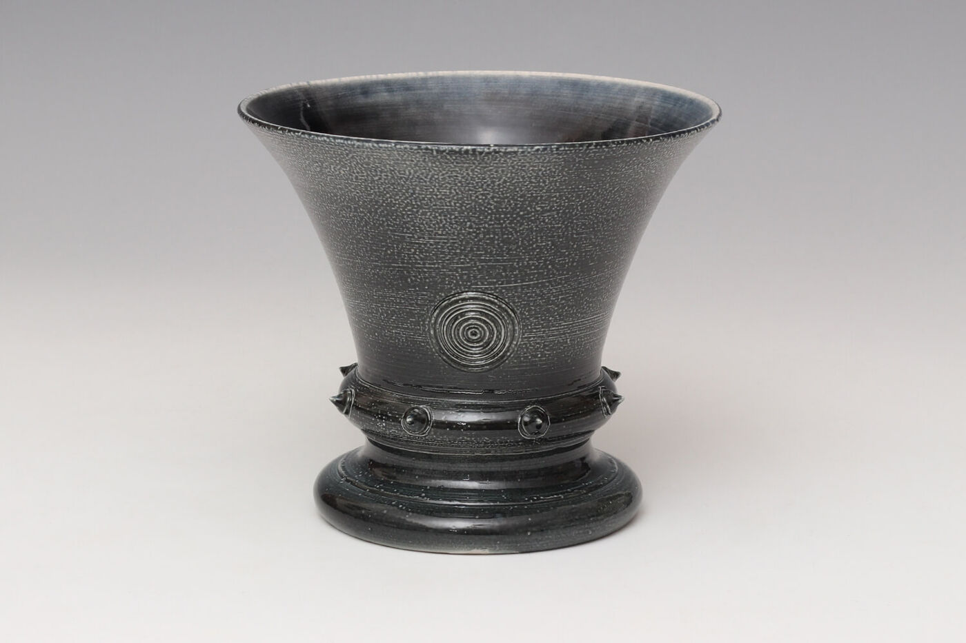 Walter Keeler Large Ceramic Salt Glazed Chalice