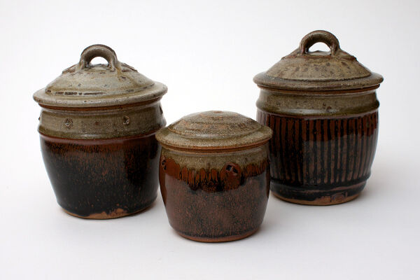 Jim Malone ceramic jars