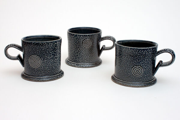 Walter Keeler ceramic saltglazed mugs
