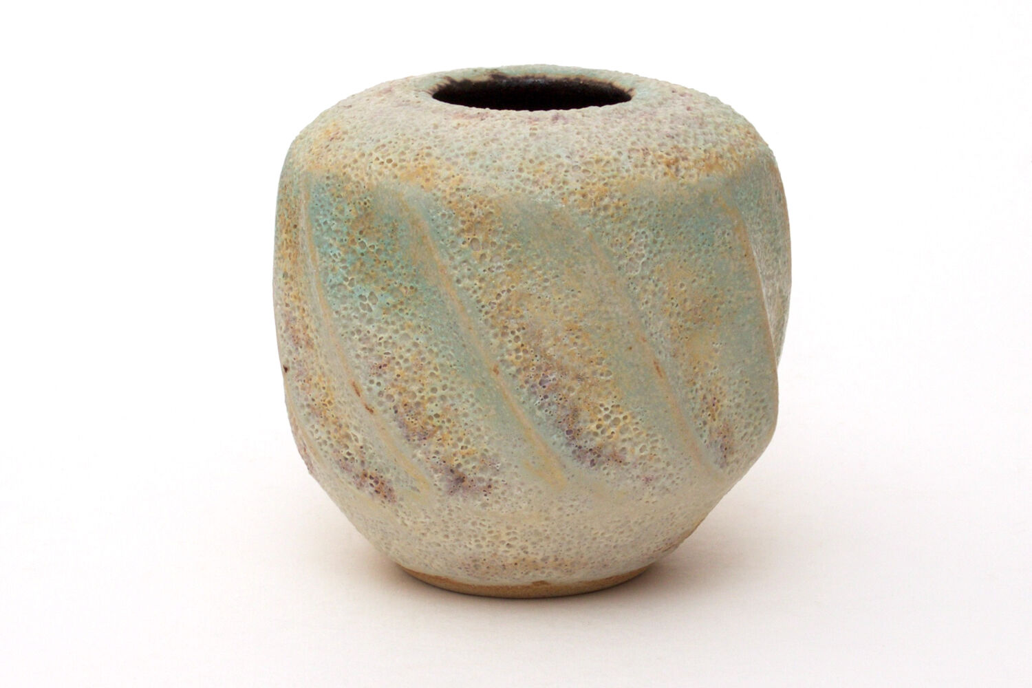 Chris Carter Ceramic Fluted Vase 052