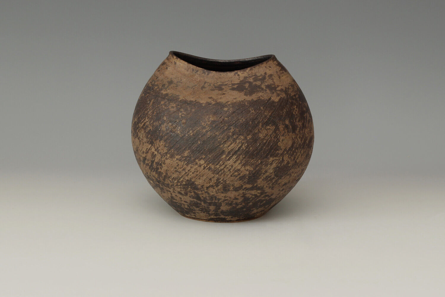 Chris Carter Ceramic Jar with Oval Rim 128