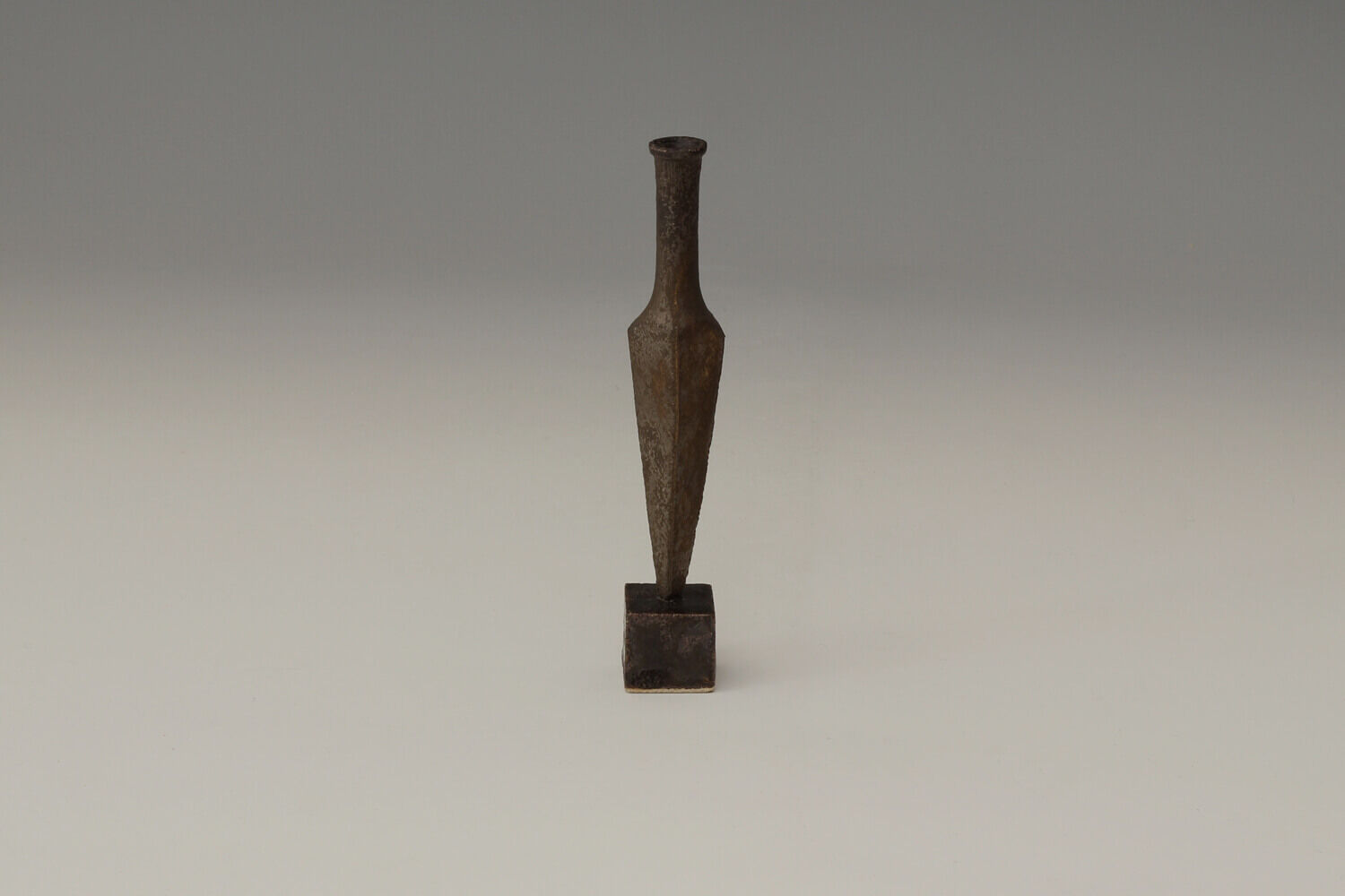 Chris Carter Ceramic Miniature Speared Form on Base 124