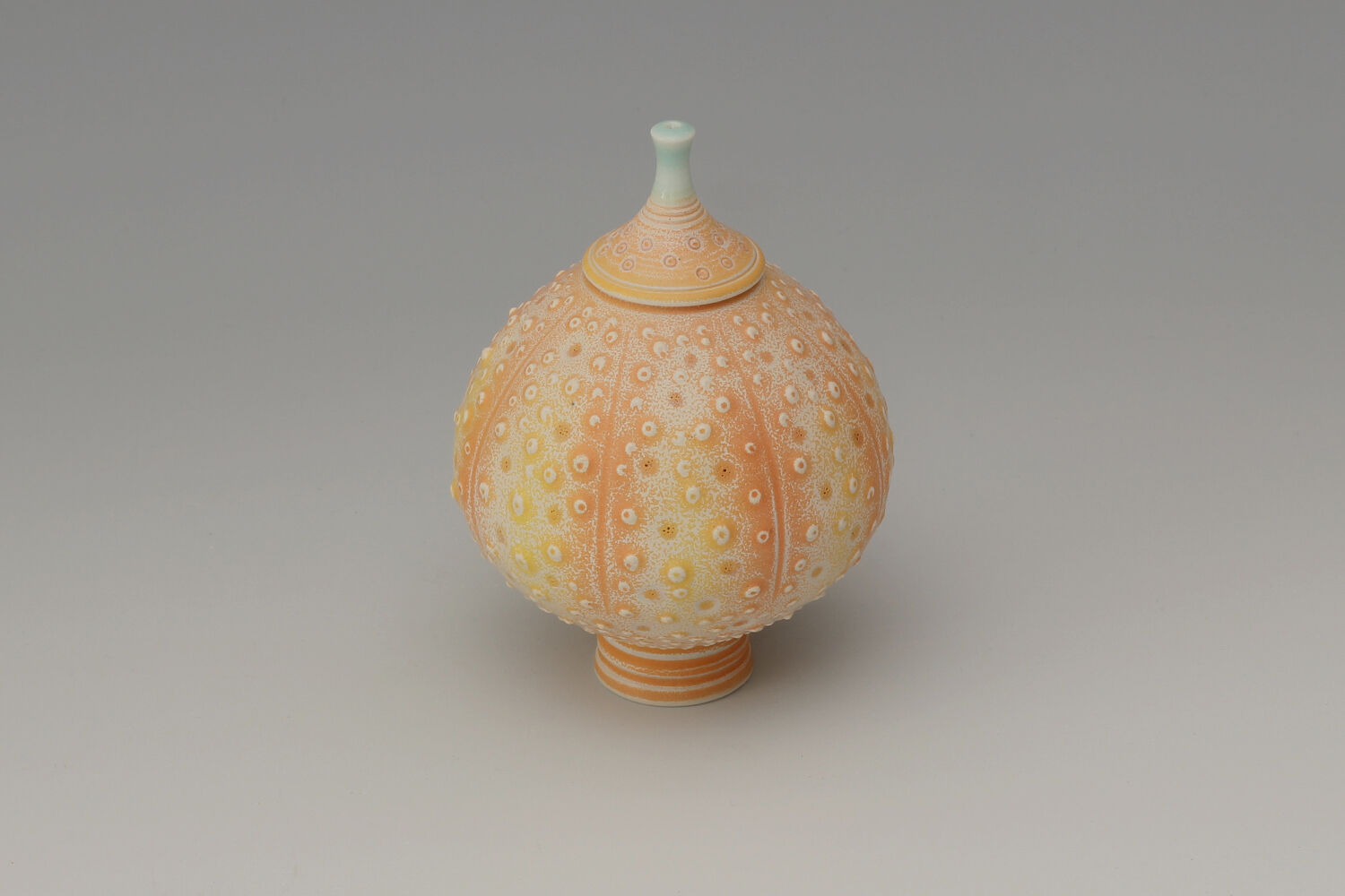 Geoffrey Swindell Ceramic Miniature Lidded Vessel 021