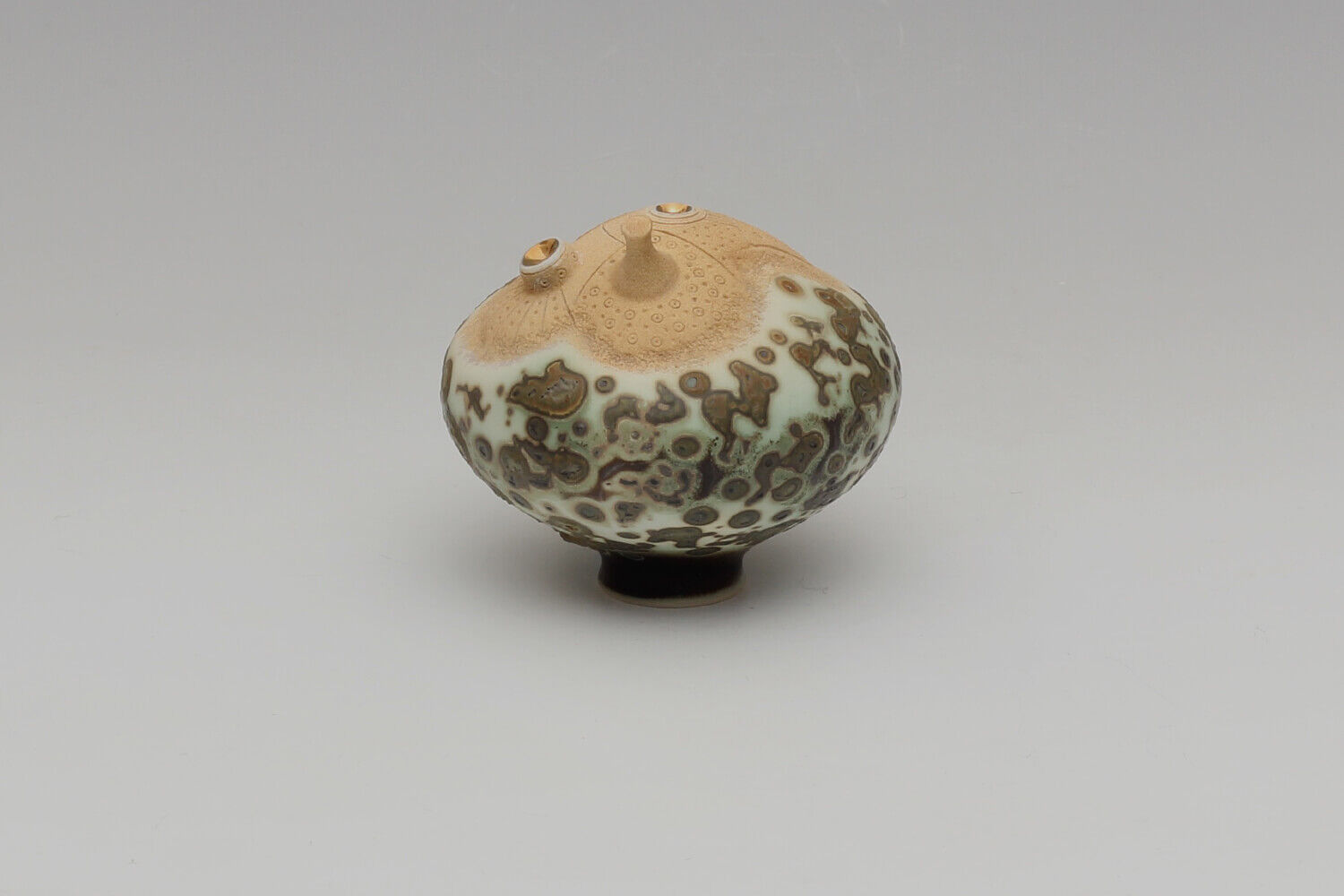 Geoffrey Swindell Ceramic Miniature 'Earthoid' Vessel 044