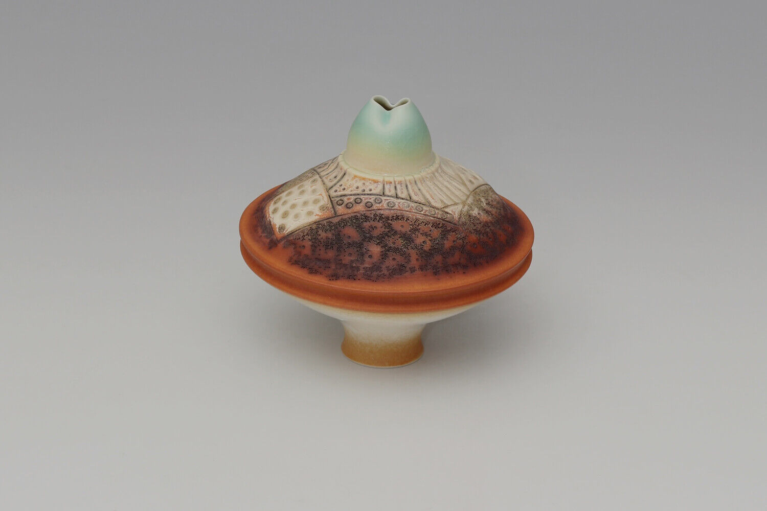 Geoffrey Swindell Ceramic Miniature Vessel 033