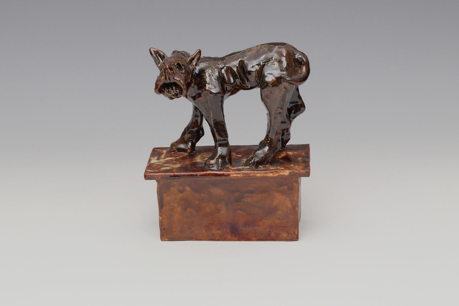 Ian Gregory Ceramic Dog Sculpture 08