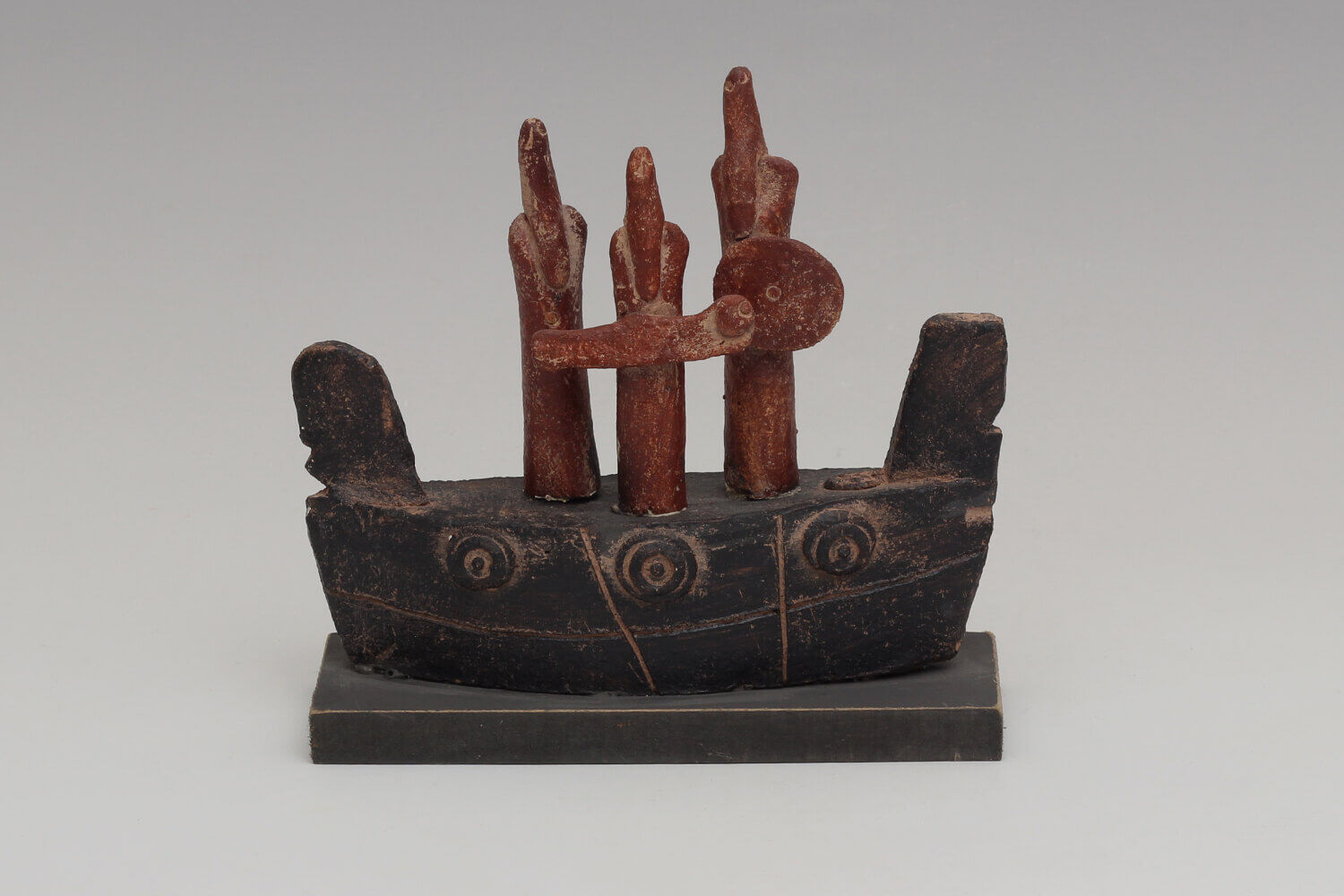 John Maltby Ceramic 'Boat People Sculpture 041