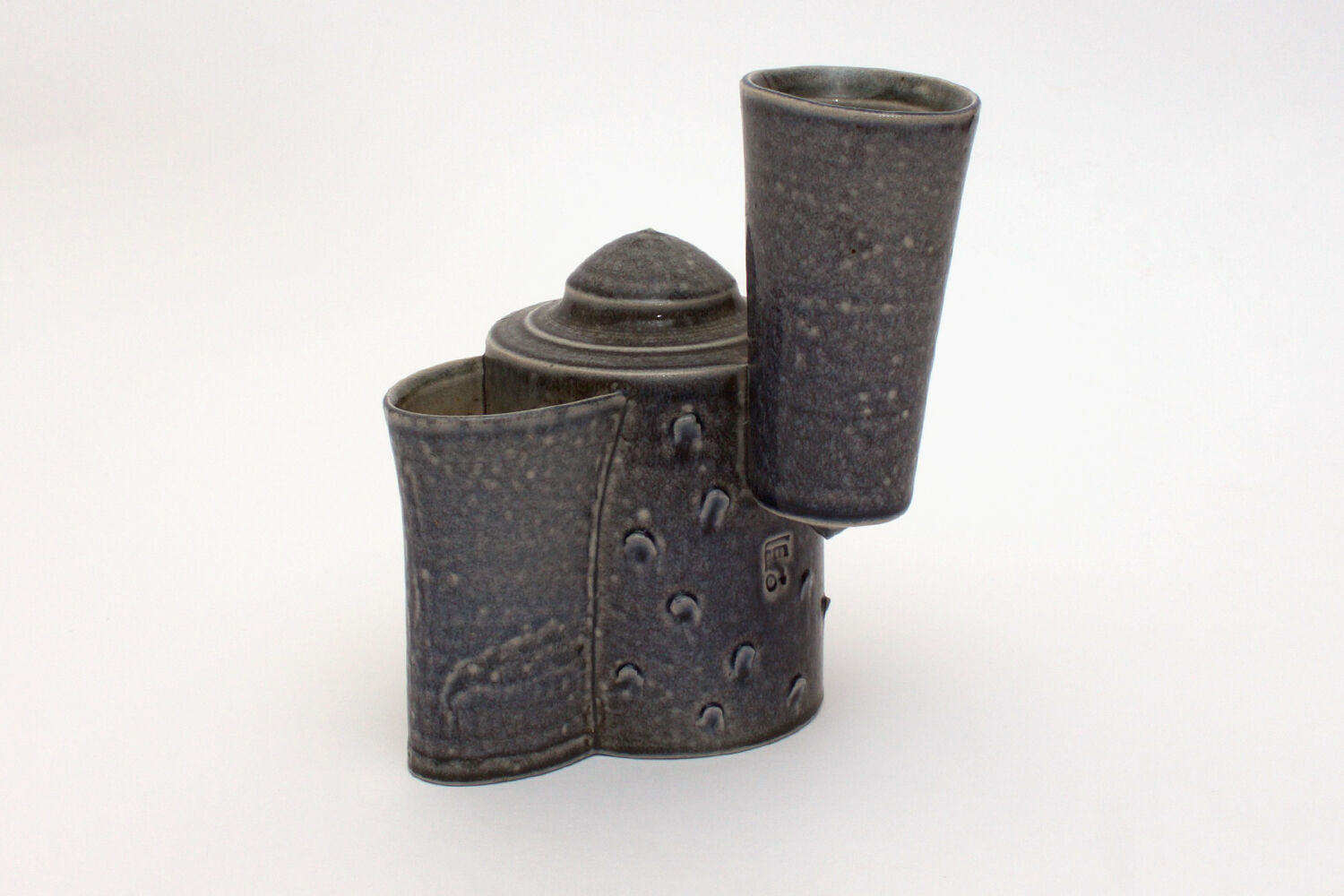 Peter Meanley Salt Glazed Ceramic Tea Pot 25