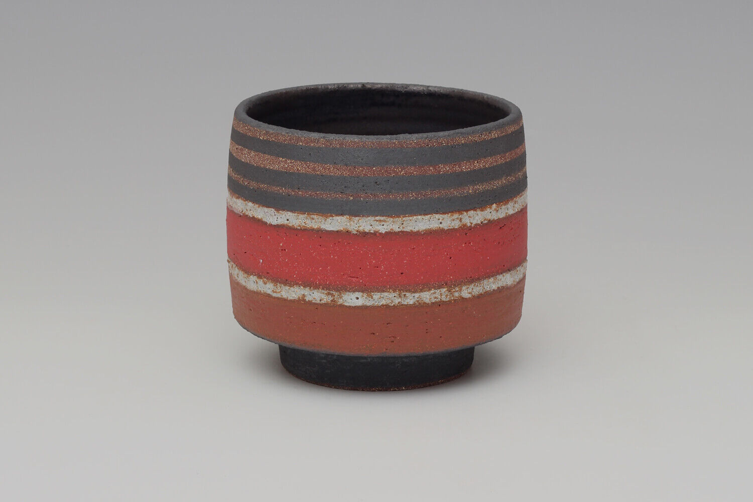 Rosalie Dodds Ceramic Black & Red Bowl 05
