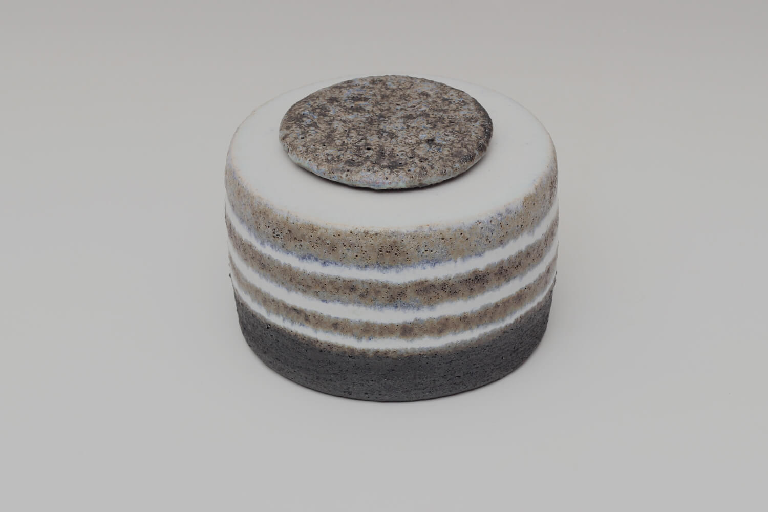 Rosalie Dodds Ceramic Blue & White Jar 1