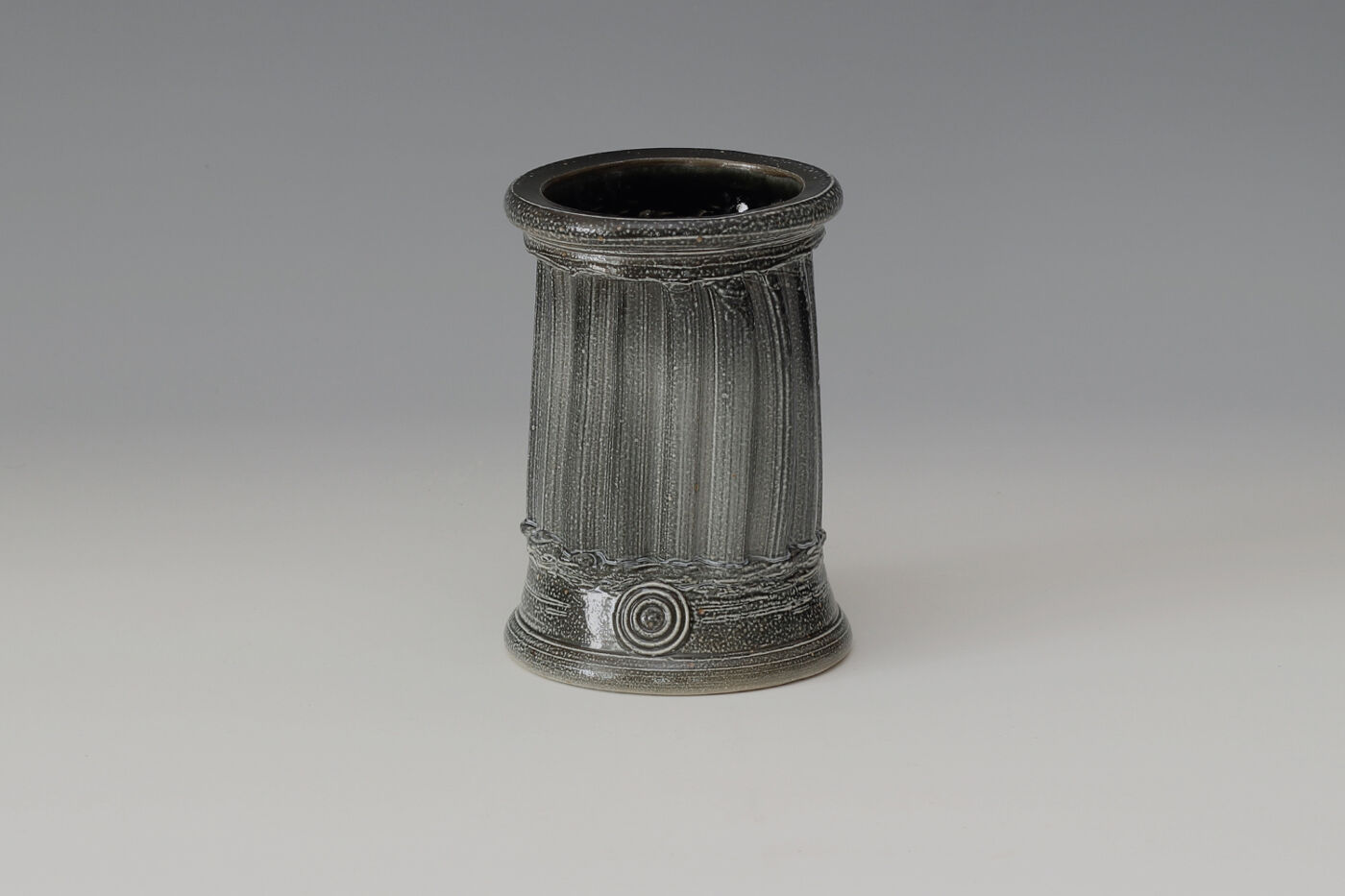 Walter Keeler Ceramic Salt Glazed Extruded Vase 02