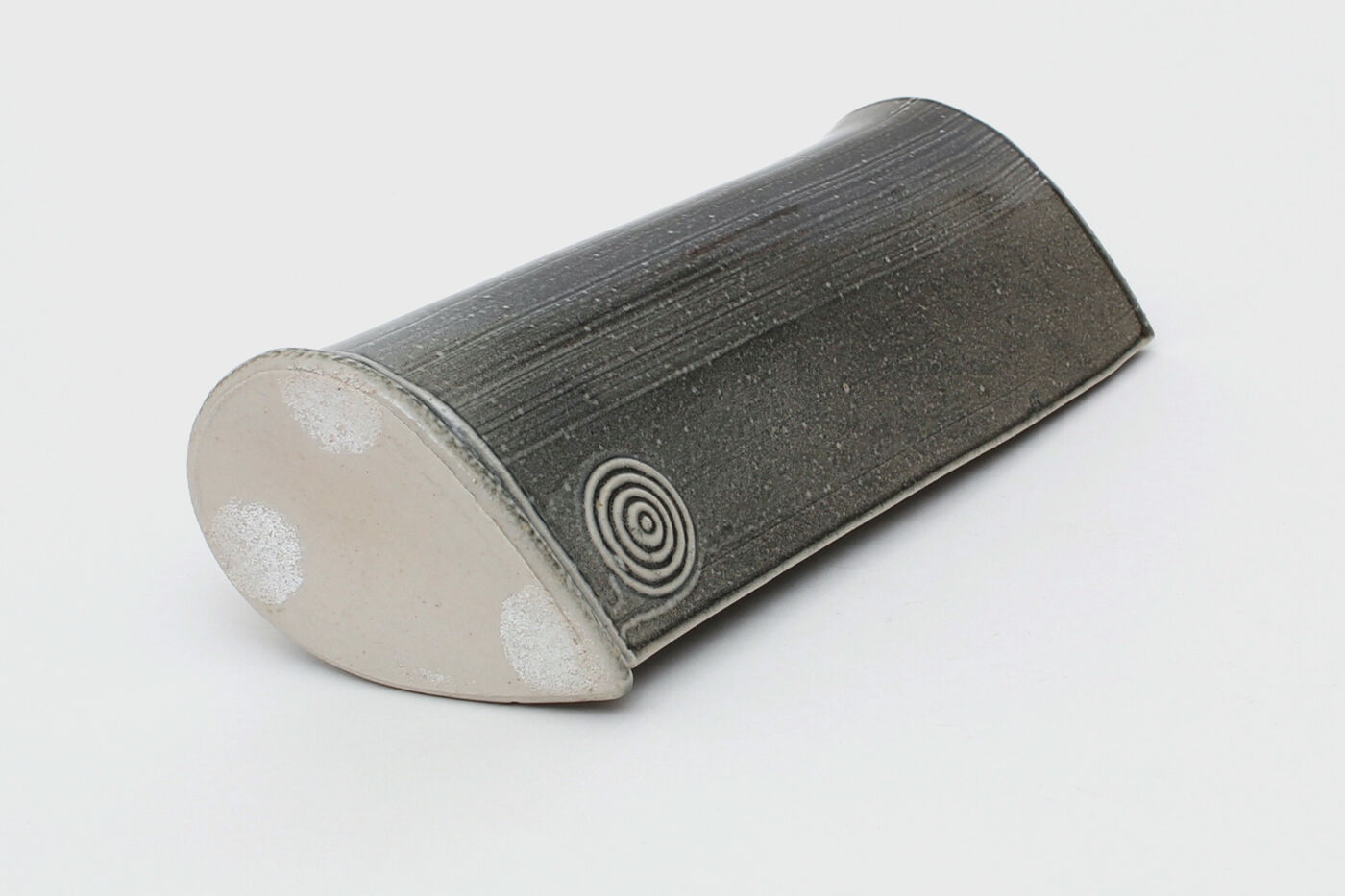 Walter Keeler Ceramic Salt Glazed Sharp Edged Vessel