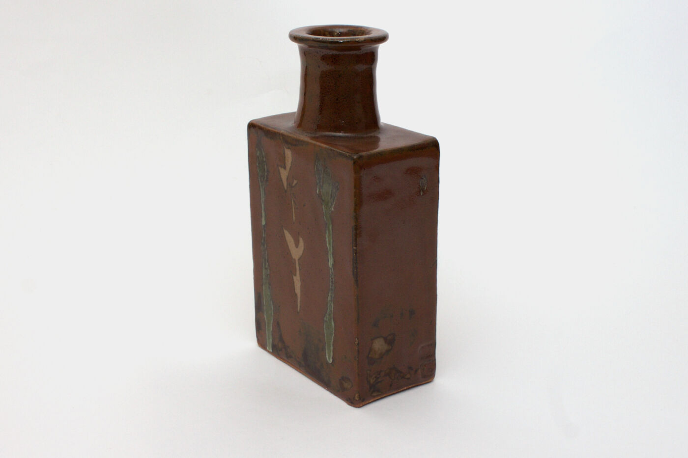 Jim Malone Ceramic Slab Sided Bottle 02