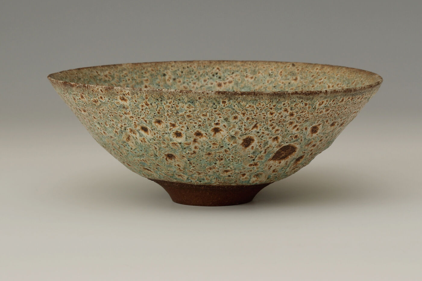 Peter Wills Ceramic Green & Brown Volcanic Stoneware Bowl 180