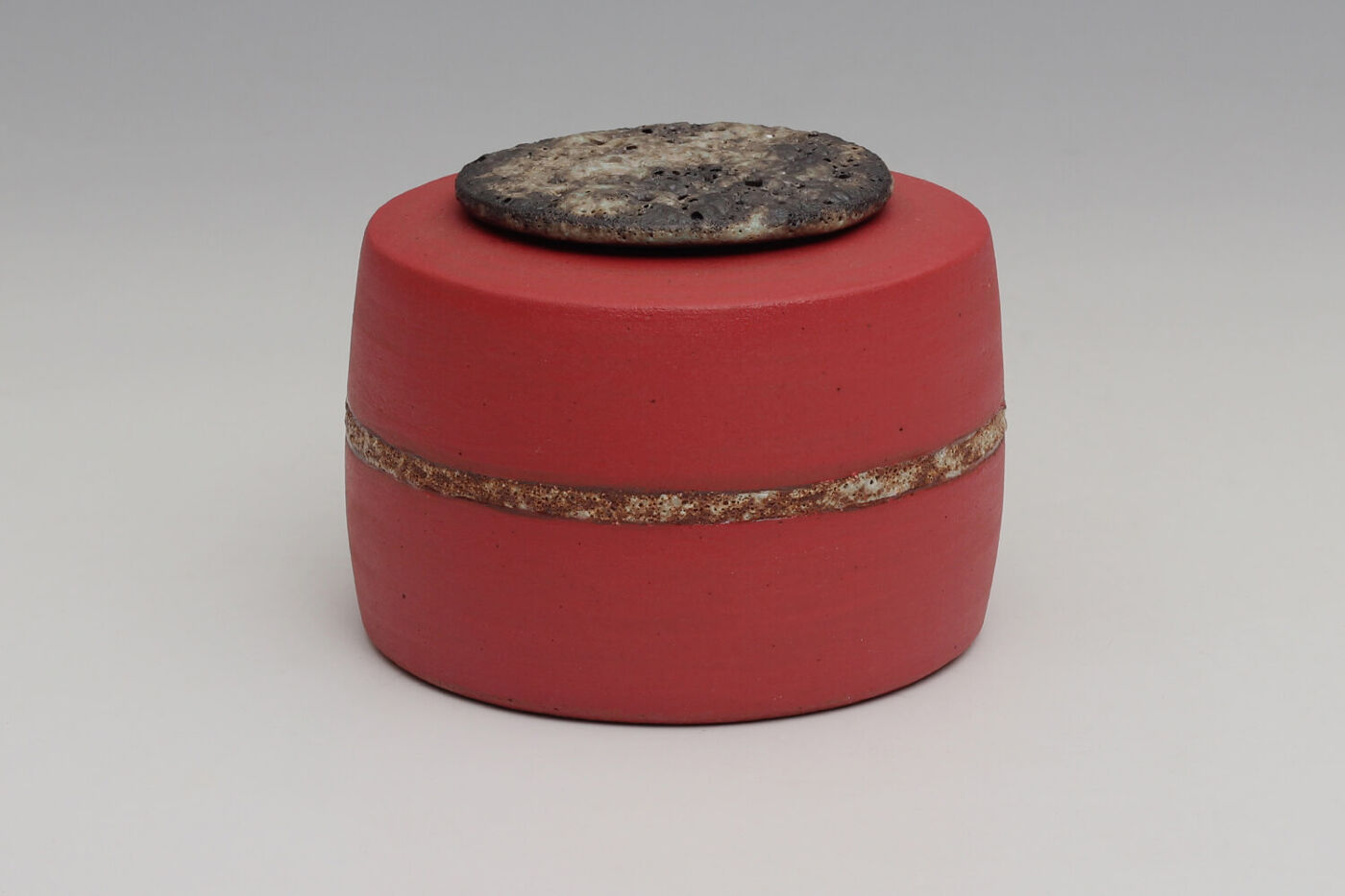 Rosalie Dodds Ceramic Red Jar 038
