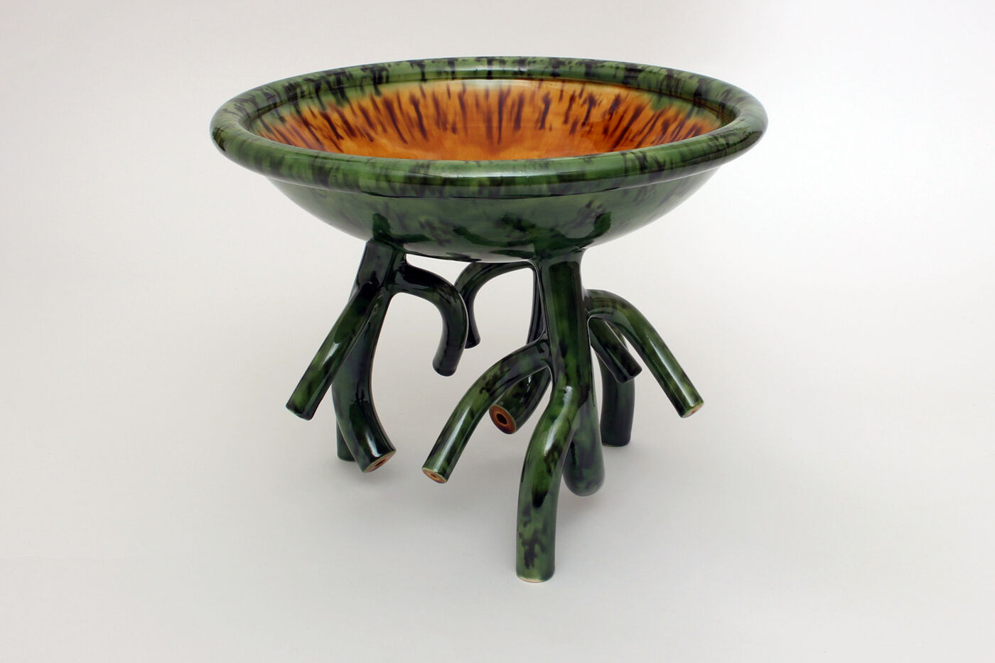 Walter Keeler Branch Legged Ceramic Dish 1