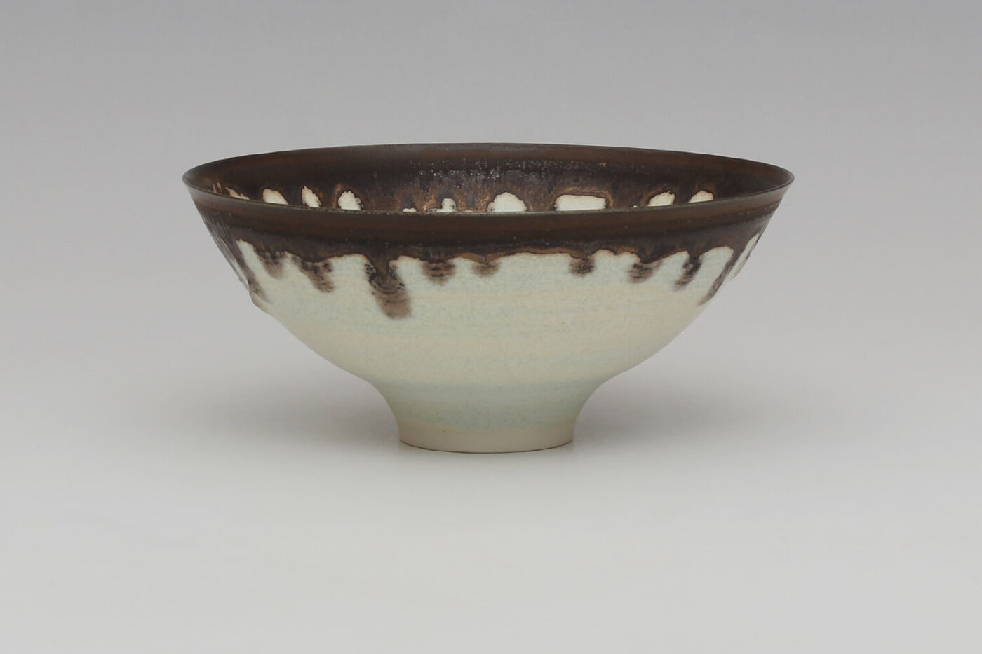 Peter Wills Ceramic Pale Blue Green Porcelain Bowl 205