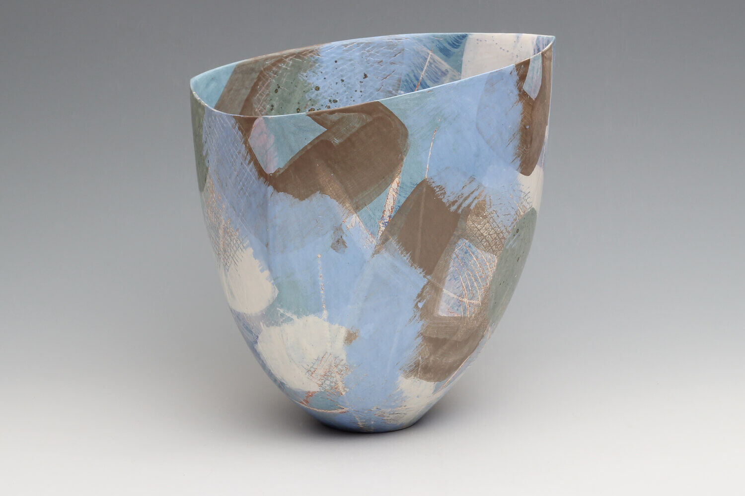 Carolyn Genders Ceramic Vessel 'Spring Skies' Carolyn Genders Ceramic Vessel 'Spring Skies'