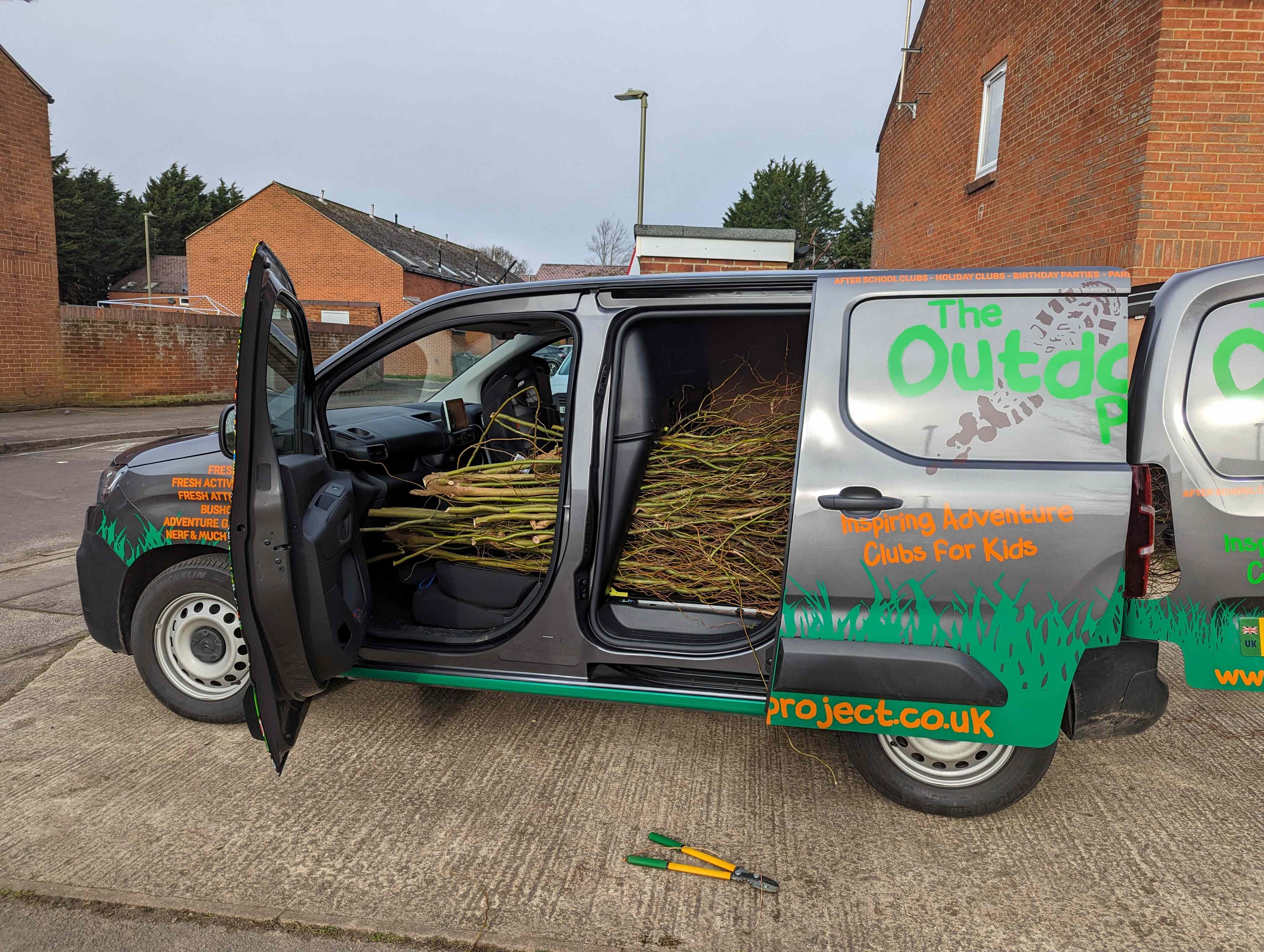 Electric van with Willow