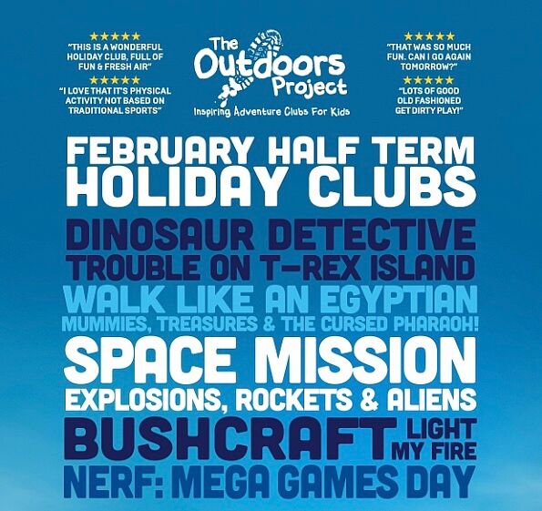 february half term holiday clubs activities