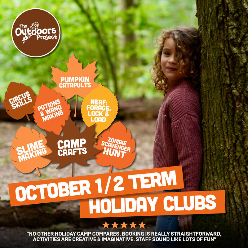 The Outdoors Project - October half term 2024 holiday clubs 