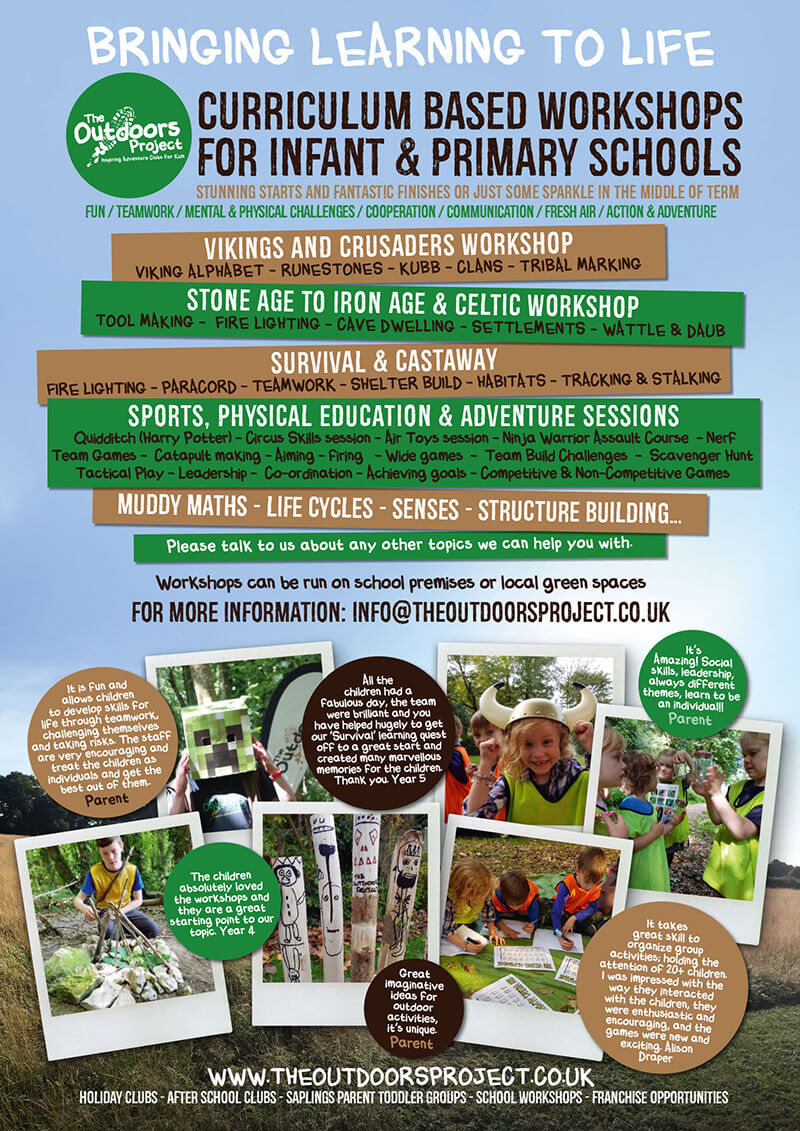 Outdoors Project Workshops - Bringing Learning to Life