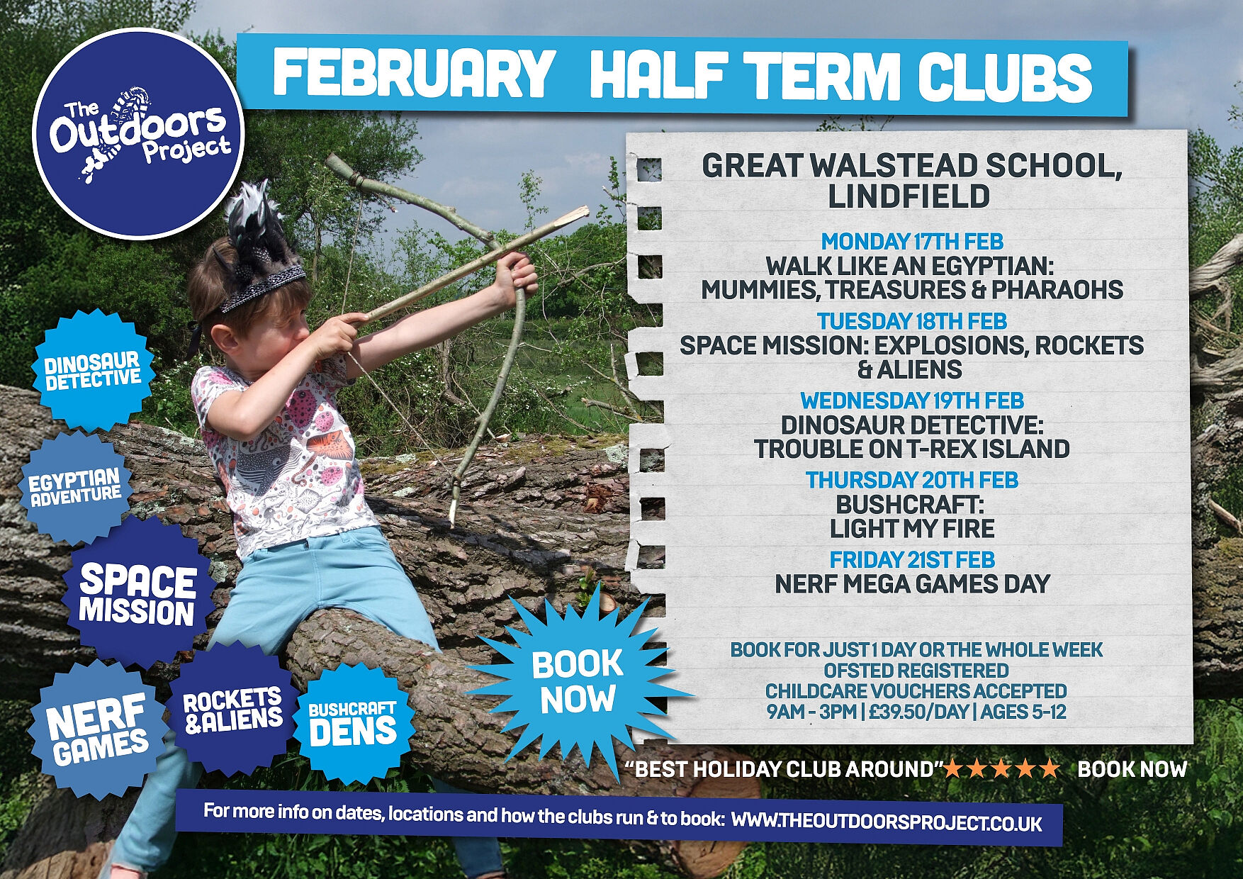 February Half Term Holiday Clubs for Kids