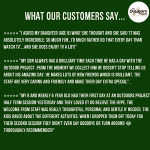 Hear From Our Customers about the Outdoors Project