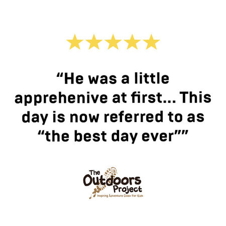 The Outdoors Project - first time best day ever review quote 