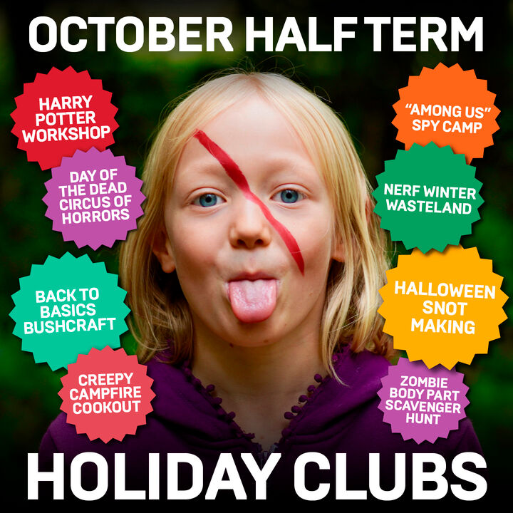 OCTOBER HALF TERM HOLIDAY CLUBS NOW LIVE