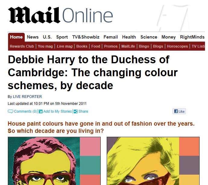 In the Press: Mail Online interview Park Grove Director on colour trends