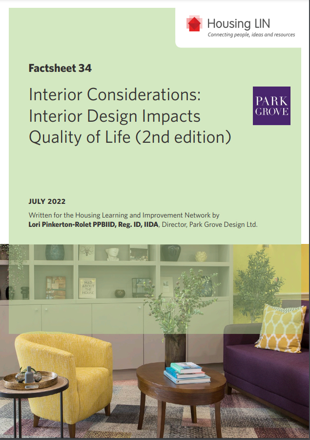 Key interior design considerations for later living environments 