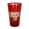 Arena Reusable Drinking Cup - Transparent Red