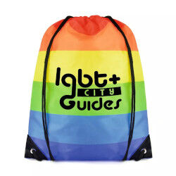 Pride rainbow drawstring gymsac