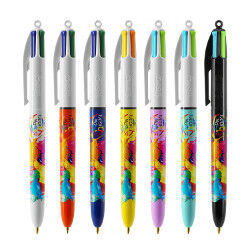 Boligrafo BIC® 4 Colores Glacé con Lanyard