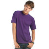 B&C Exact 190 Crew Neck T-shirts Men (Purple)