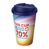   Brite-Americano Recycled Tumbler 350ml Spill Proof Lid 