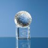 5cm Optical Crystal Golf Ball on a Clear Crystal Base